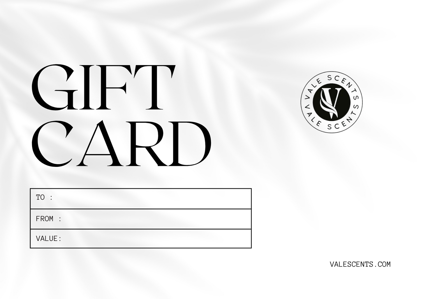 Vale Scents Gift Card