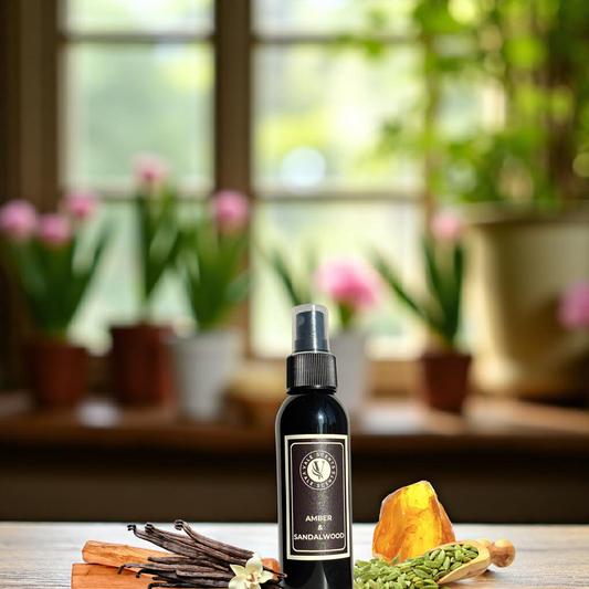 Amber and Sandalwood Room and Linen Spray