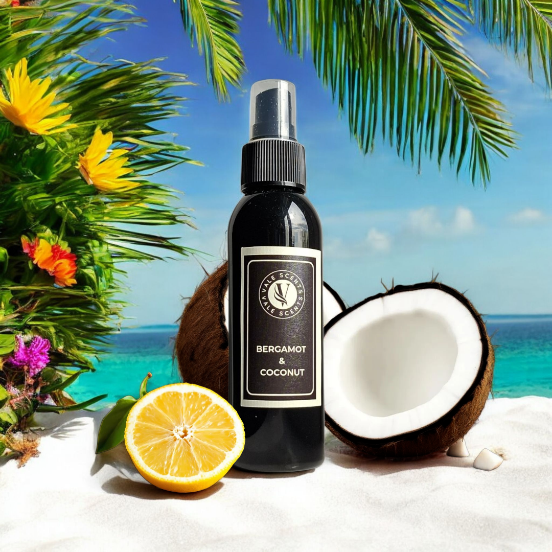 Bergamot and Coconut Room and Linen Spray